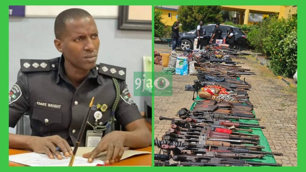 Delta Police Recover 144 Firearms in 2025 Security Crackdown